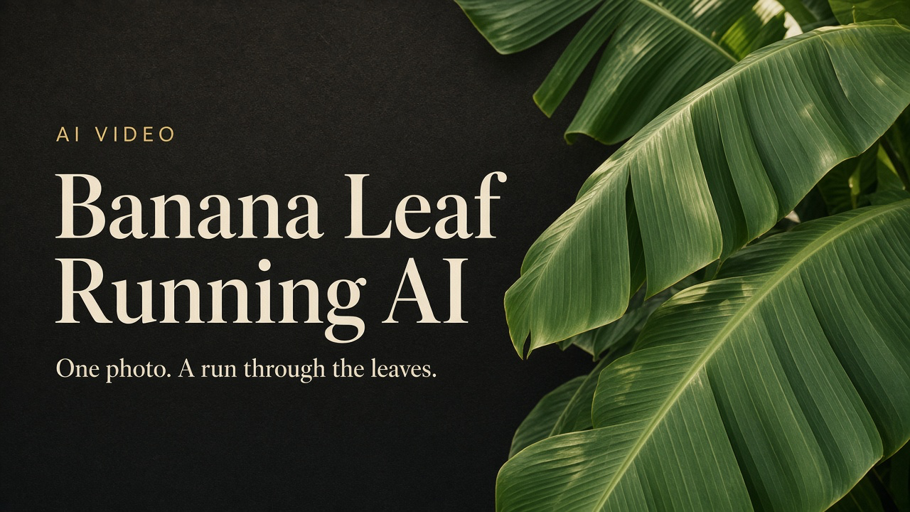 Banana Tree Run AI Generator